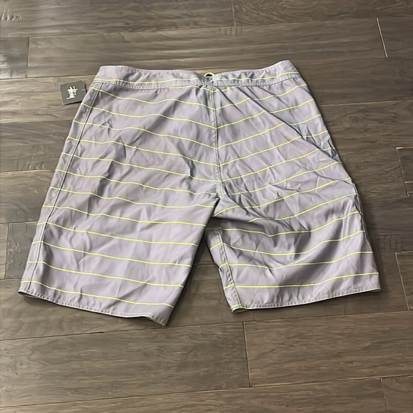 Stussy Cargo Board Shorts Swim Trunks Surfing Unlined new Stripe Mens Sizes - Picture 2 of 11